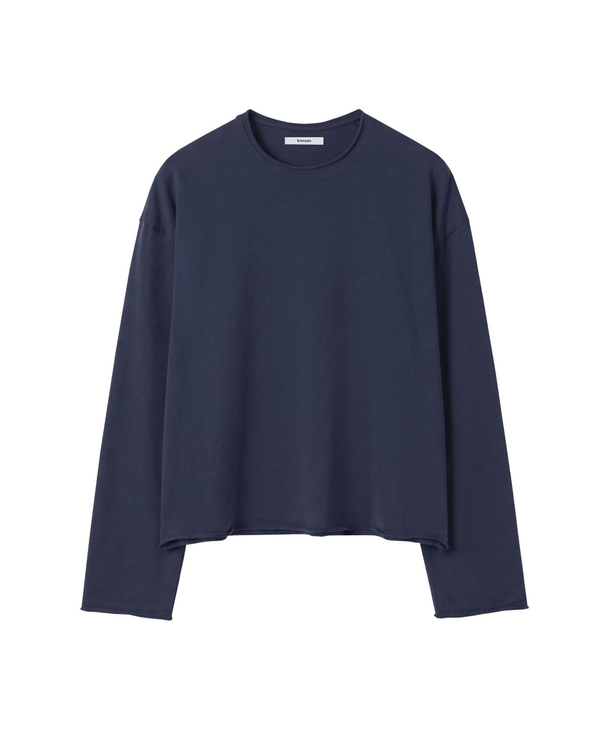 브렌슨(BRENSON) 피치드 오프컷 롱슬리브 ( 네이비 )