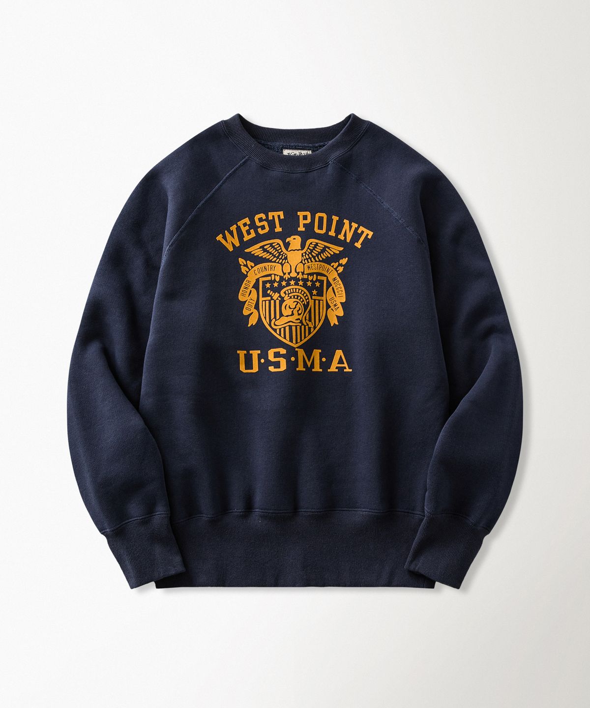브론슨(BRONSON) Heavyweight USMA Raglan Sweatshirt Navy