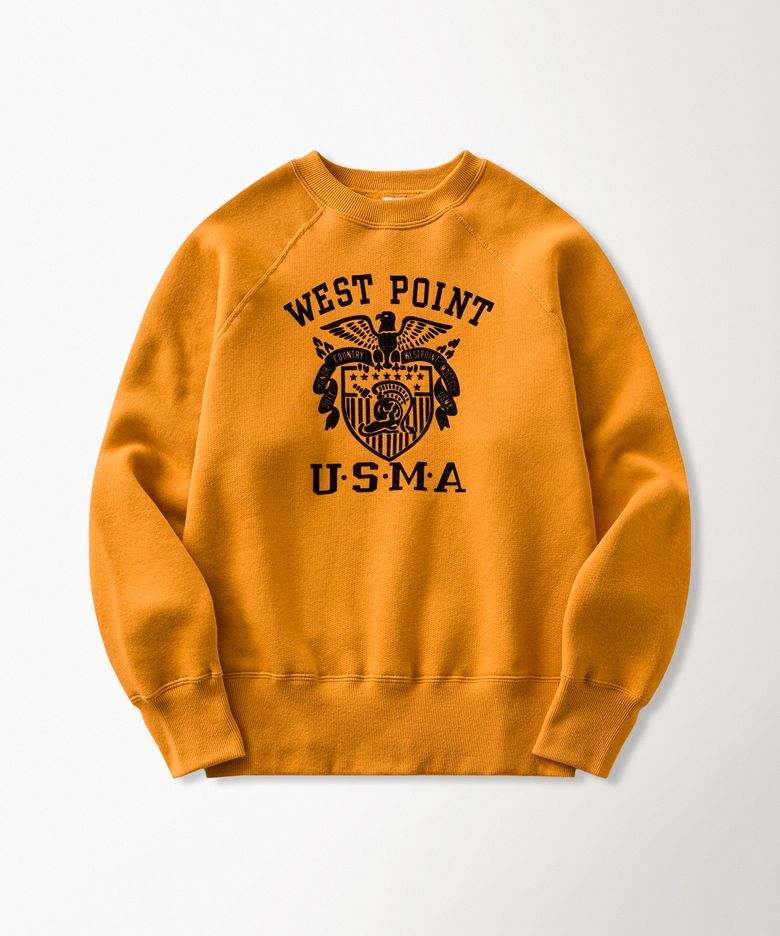 Heavyweight USMA Raglan Sweatshirt Yellow