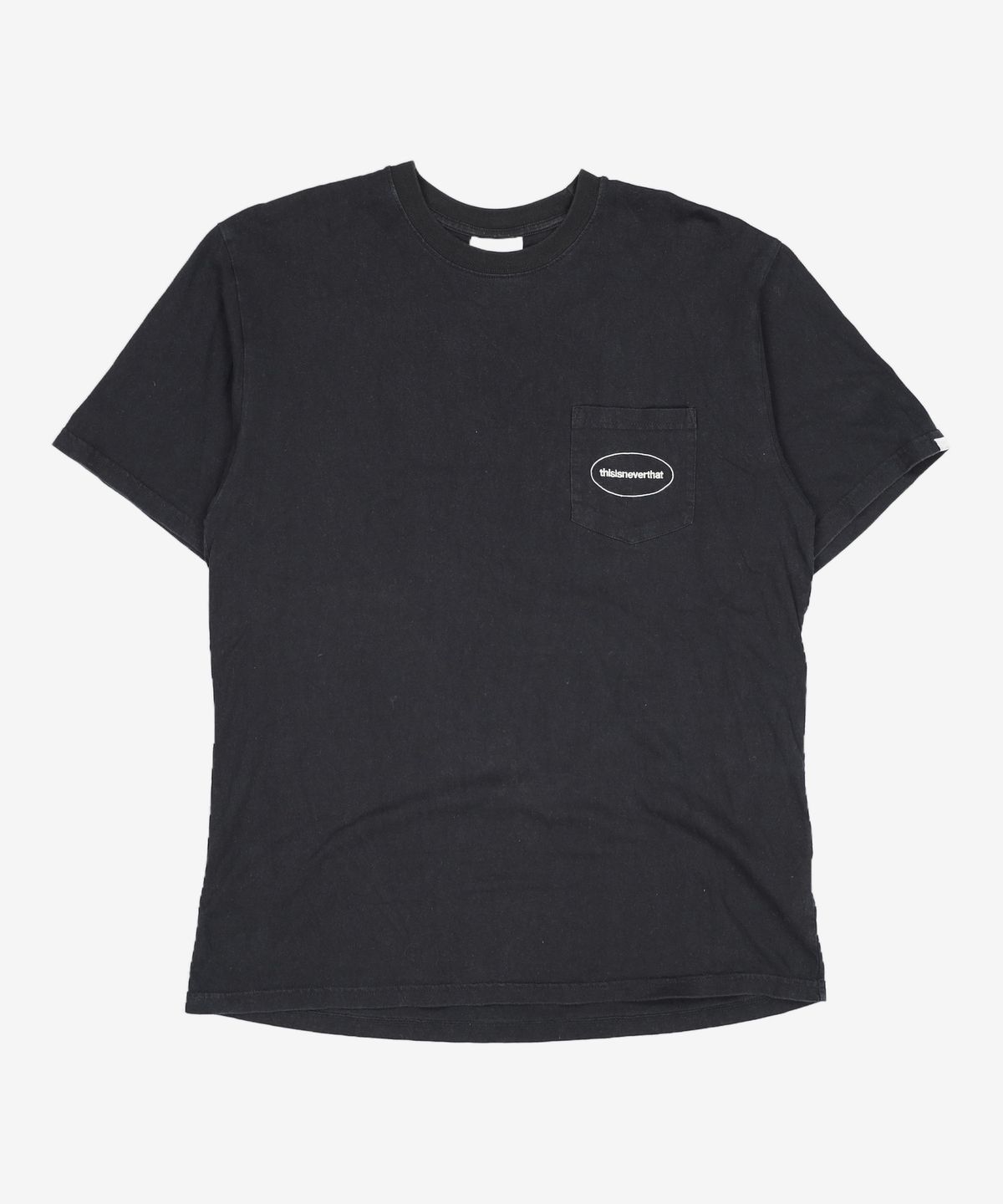 디스이즈네버댓(THISISNEVERTHAT) E/T-Logo Pocket Tee Black L