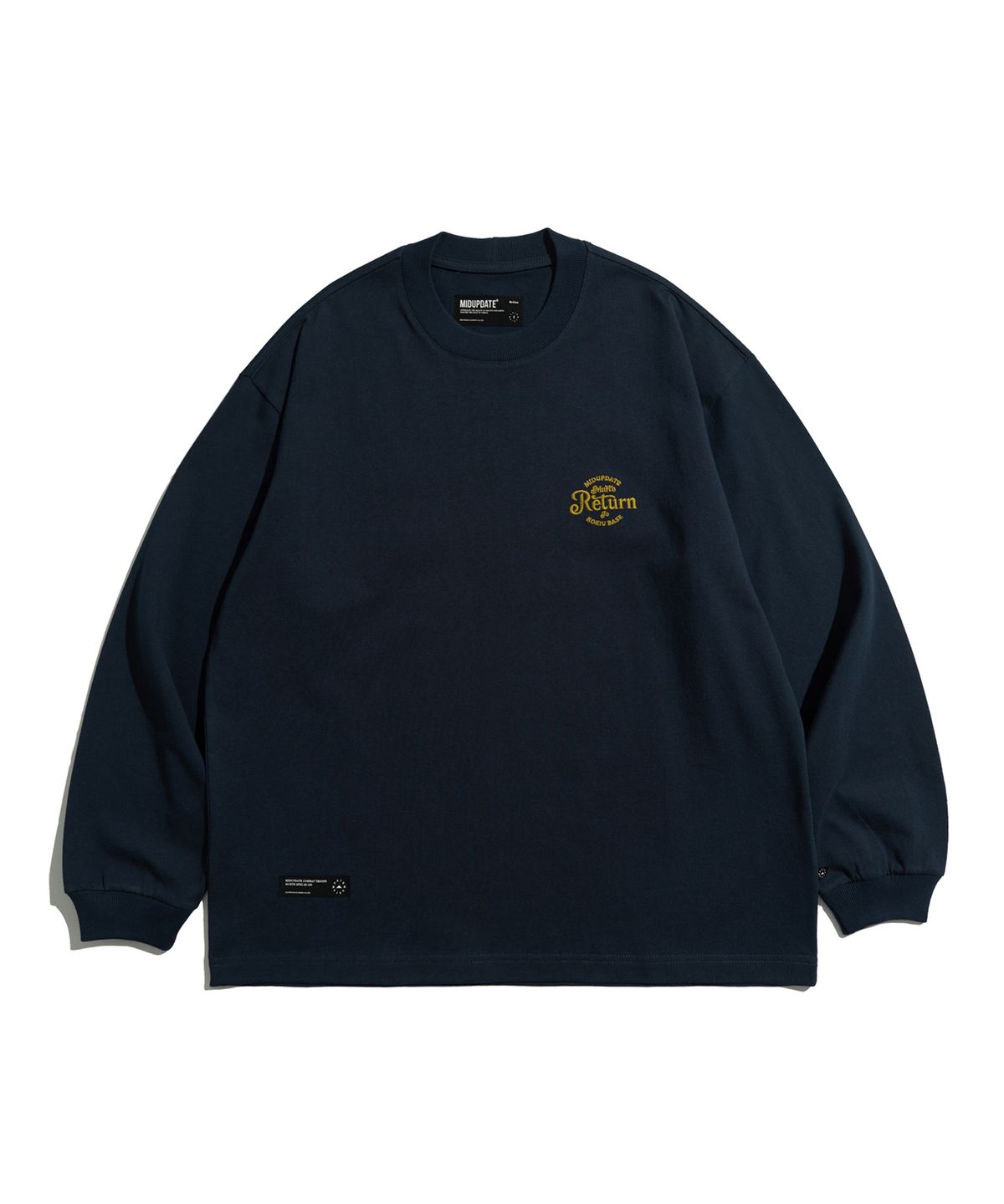 미드업데이트(MIDUPDATE) Vintage Return Graphic Long Sleeve_BL
