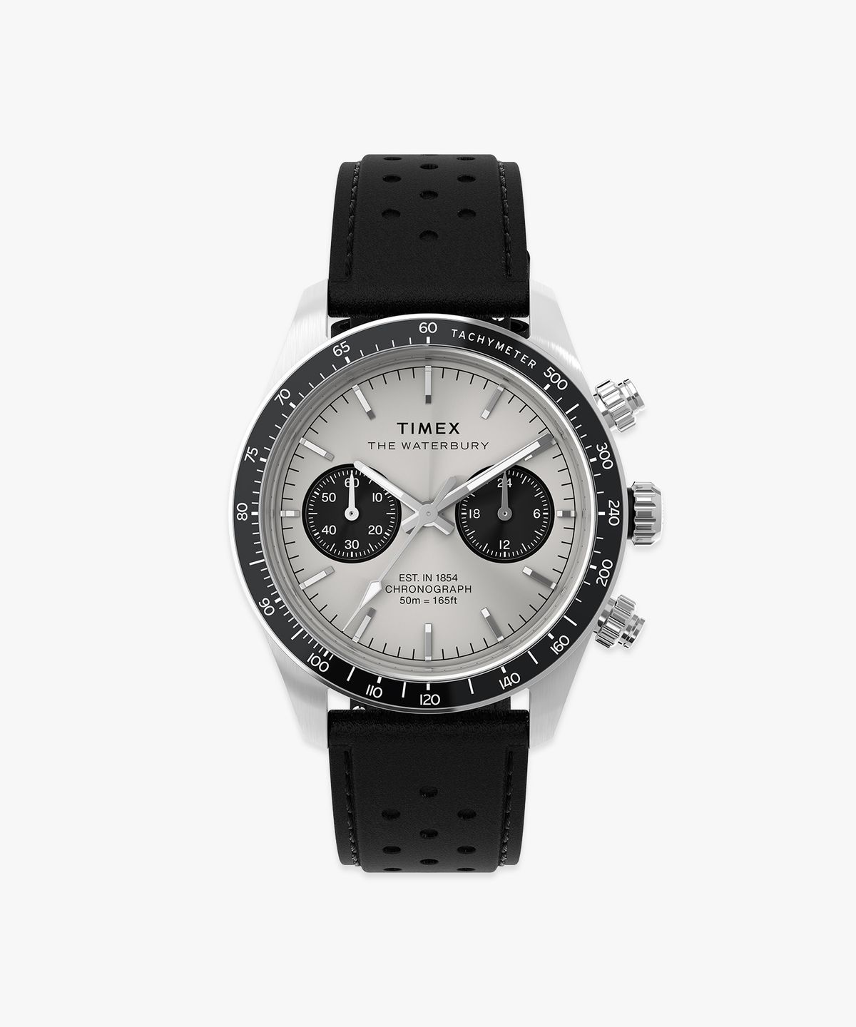 타이맥스(TIMEX) 워터베리 헤리티지 크로노그래프 가죽시계 39mm
