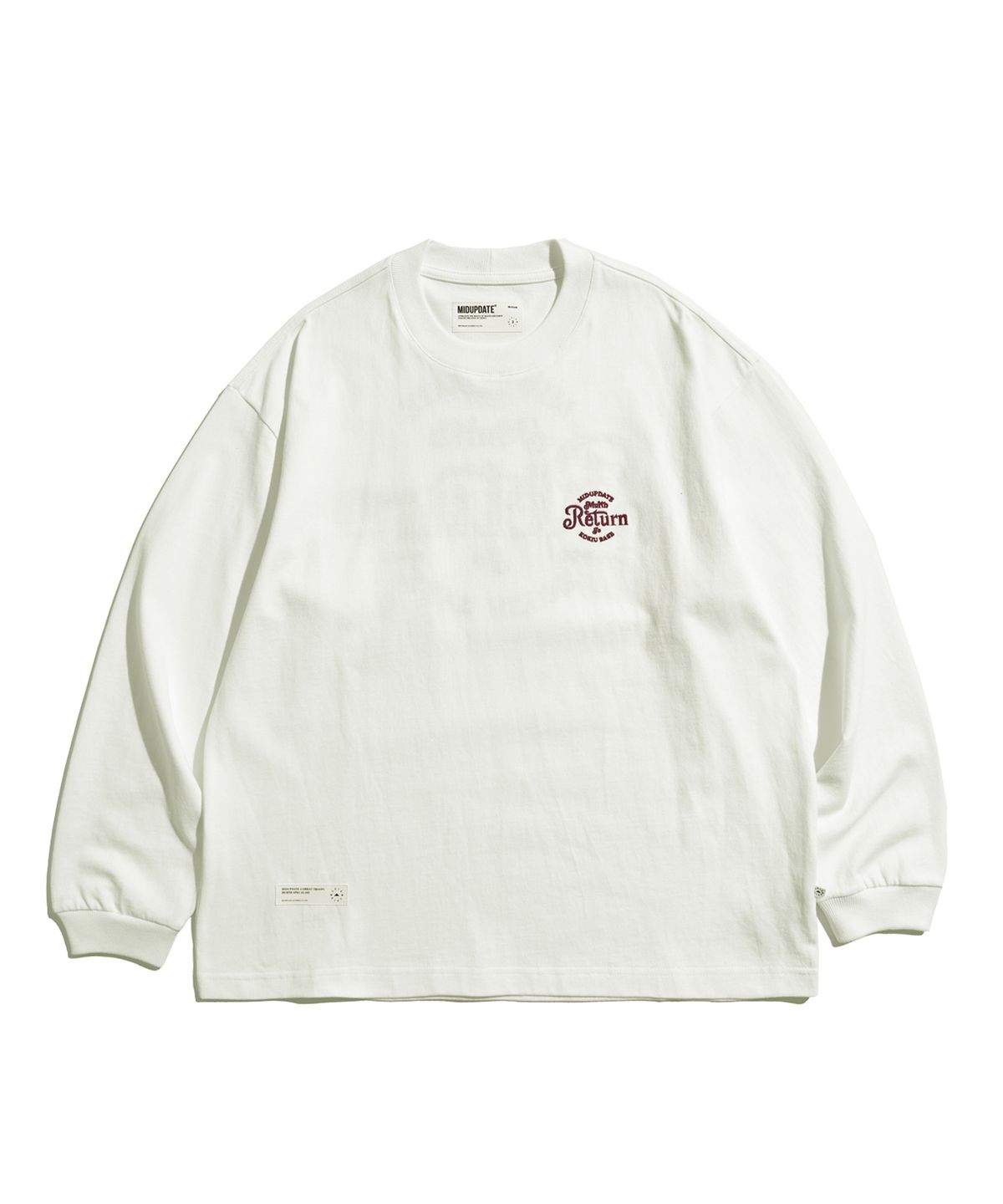 미드업데이트(MIDUPDATE) Vintage Return Graphic Long Sleeve_WH