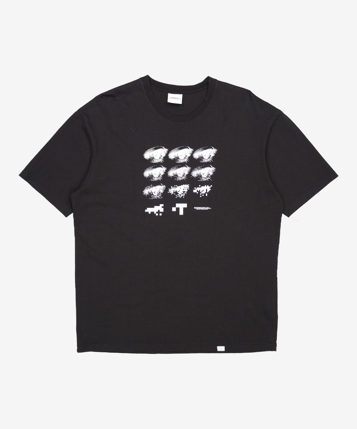 노매뉴얼(NOMANUAL) E.P T-SHIRT - BLACK XL