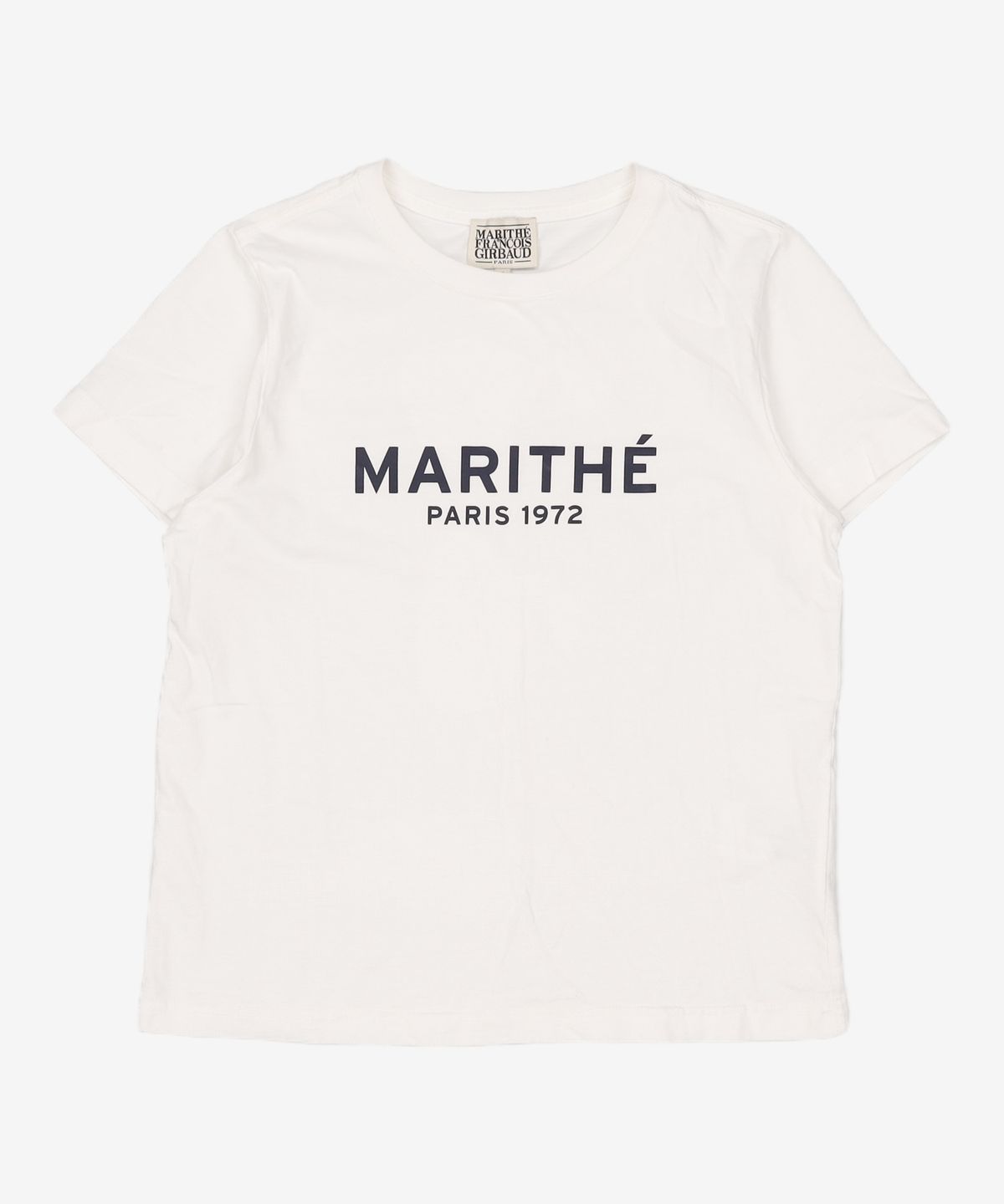 마리떼 프랑소와 저버(MARITHÉ + FRANҪOIS GIRBAUD) W REGULAR LOGO TEE white S