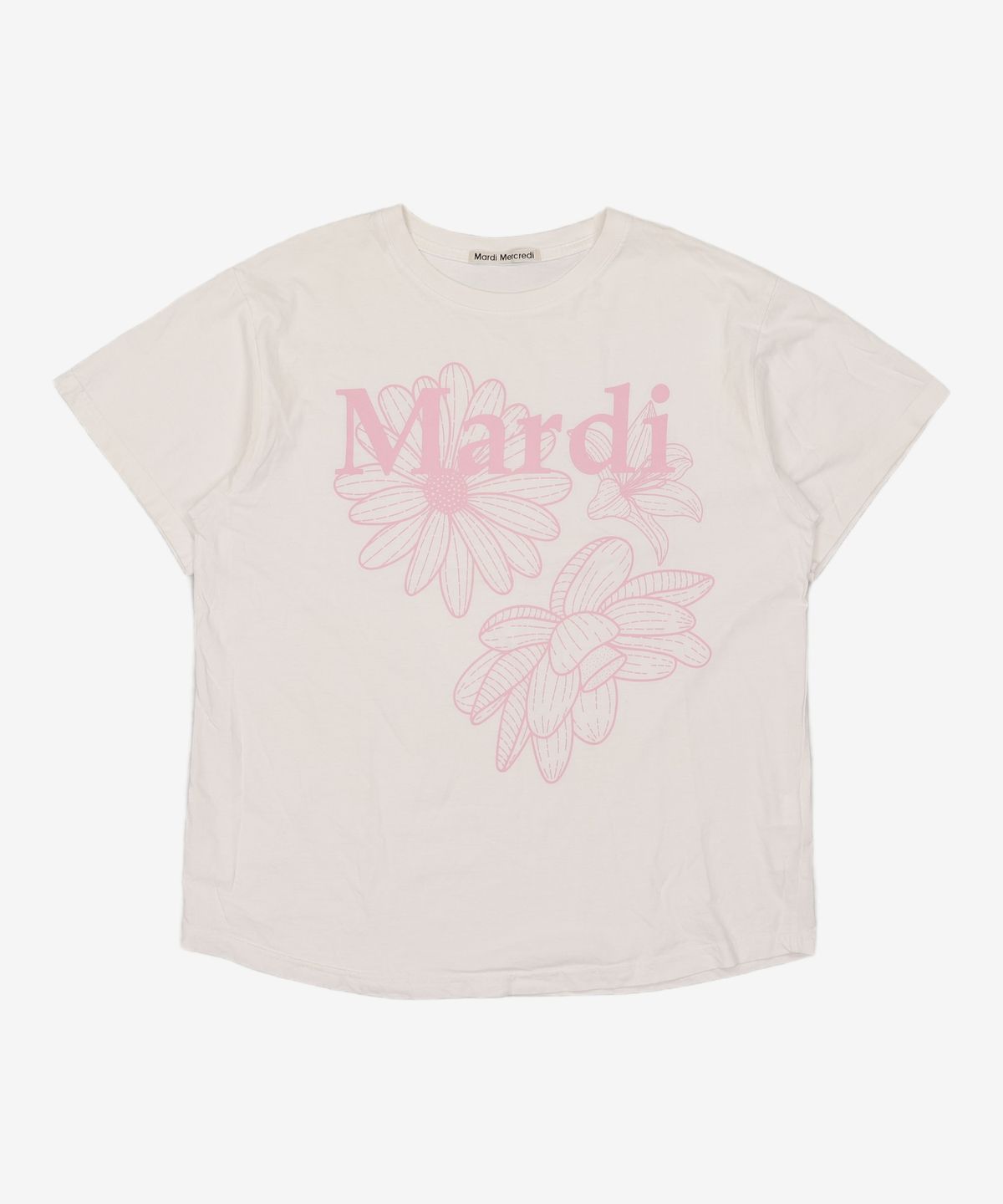 마르디 메크르디(MARDI MERCREDI) 반소매 티셔츠 FREE