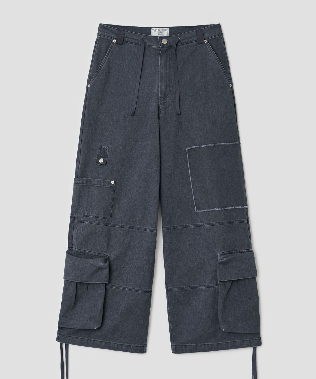 타입서비스(TYPESERVICE) Washed Cargo Pants [Navy]