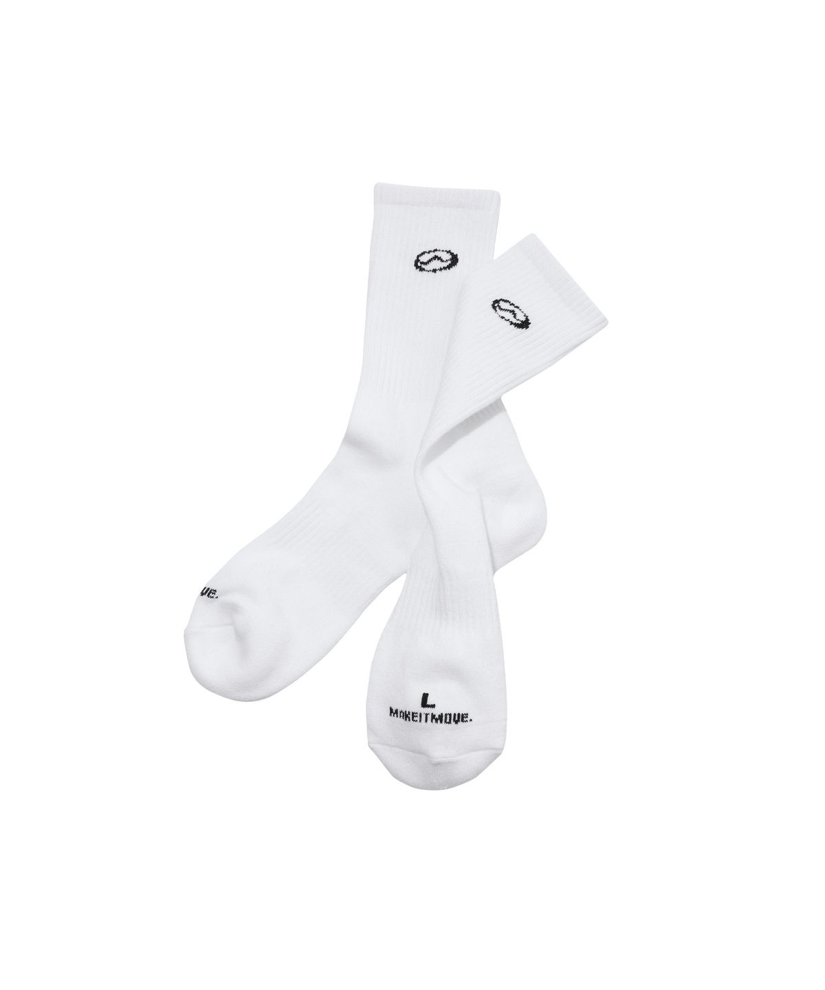 엠아이엠(MIM) BPM LOGO SOCKS_White