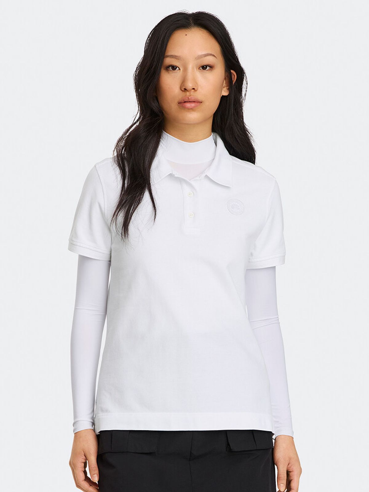 캐나다구스(CANADAGOOSE) 여성 알미라 폴로(White)_Q266AWTT01WHB