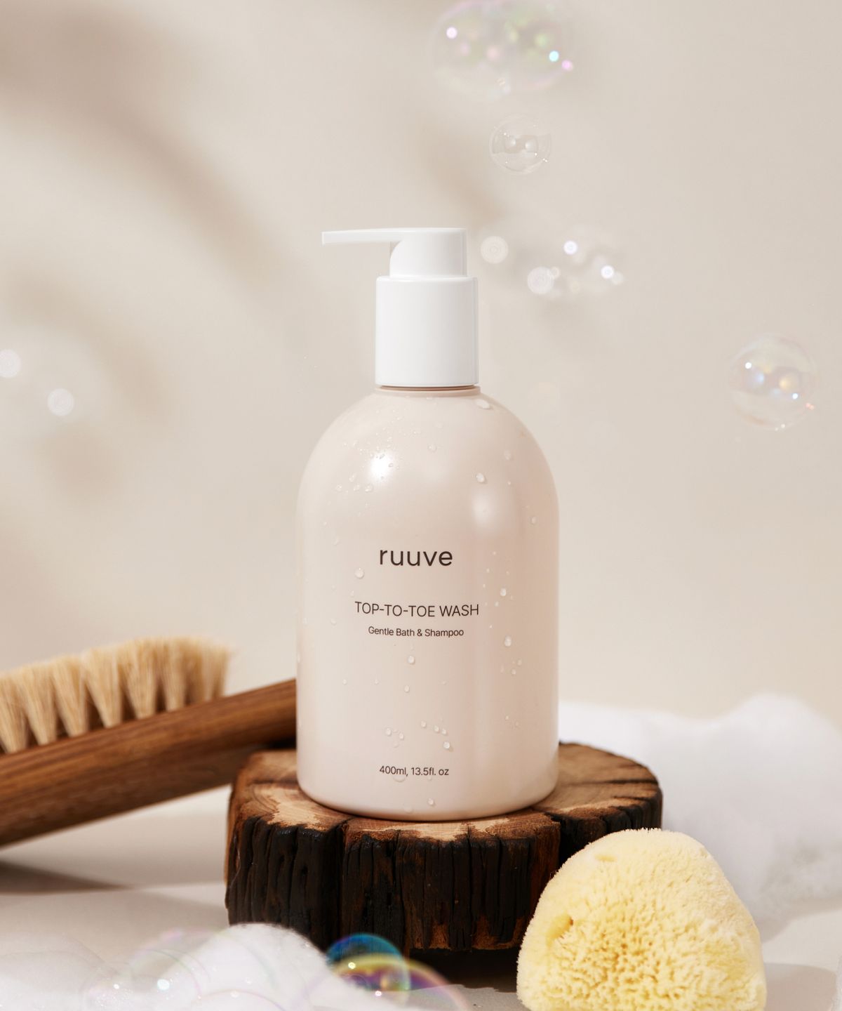 러베(RUUVE) 아기 히알루론 탑투토 워시 400ml