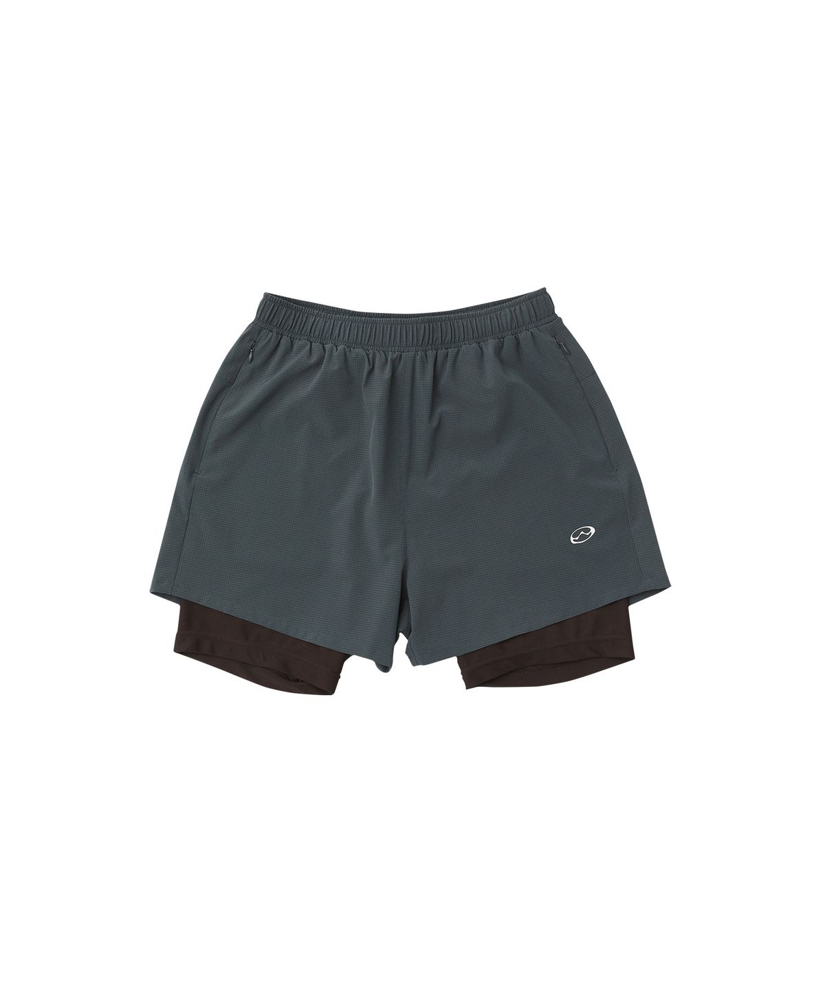 엠아이엠(MIM) Layered Shorts_Charcoal Grey