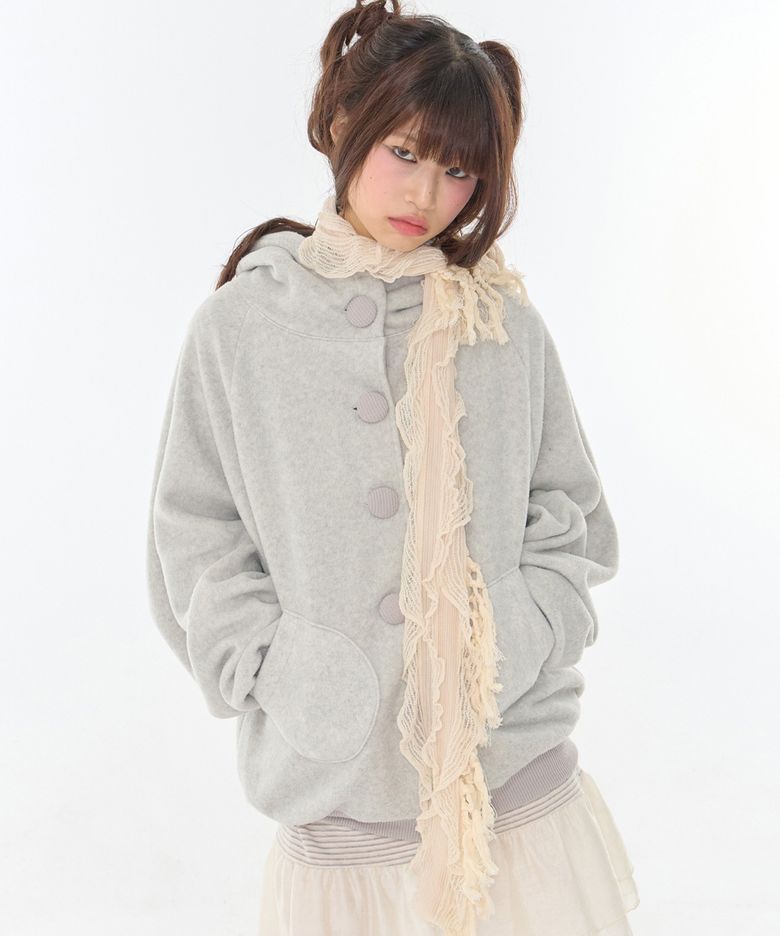 [4th] Fleece Cloud Jacket Oatmeal