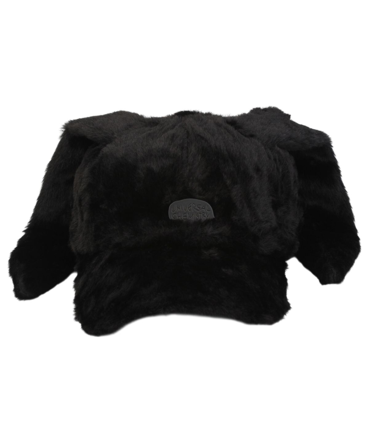유니버셜 케미스트리(UNIVERSAL CHEMISTRY) Rabbit Fur Black Ballcap 토끼모자