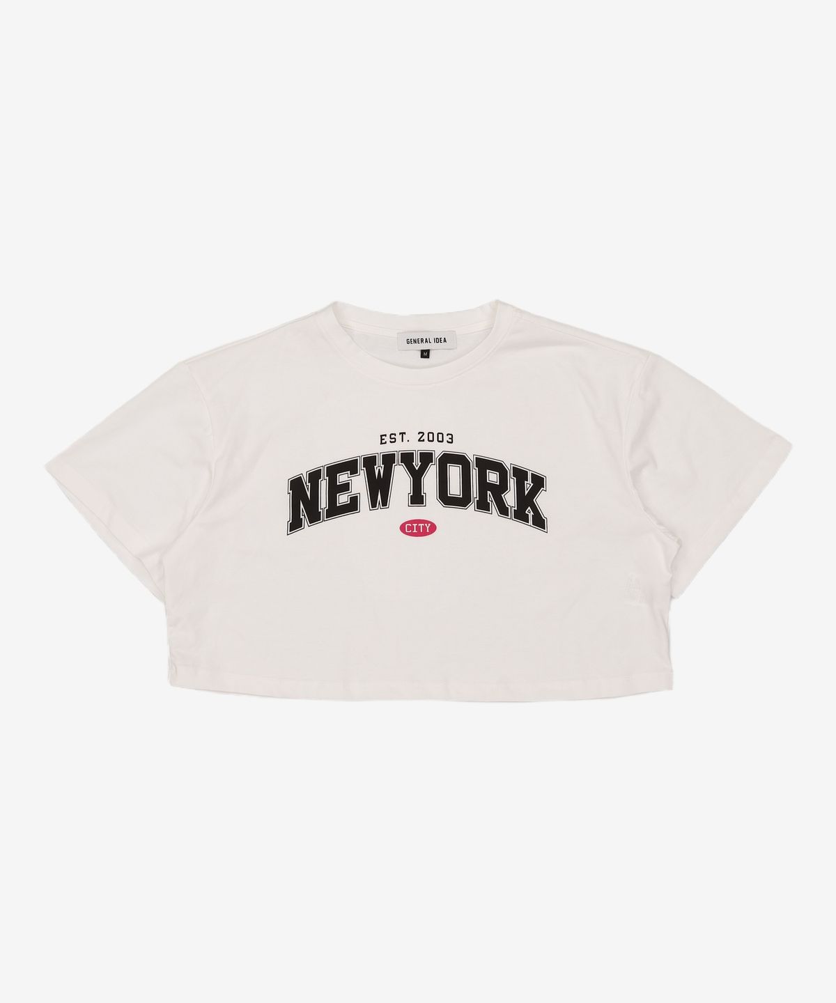 제너럴 아이디어(GENERAL IDEA) 2003 뉴욕 루즈핏 크롭티 [WHITE] / WBD1L01512 M