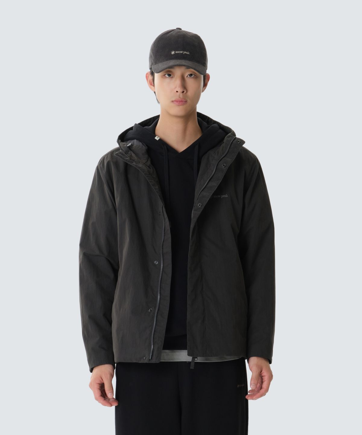 스노우피크 어패럴(SNOWPEAK APPAREL) 클랜드 후드 자켓 (S26FMDJK92) Charcoal