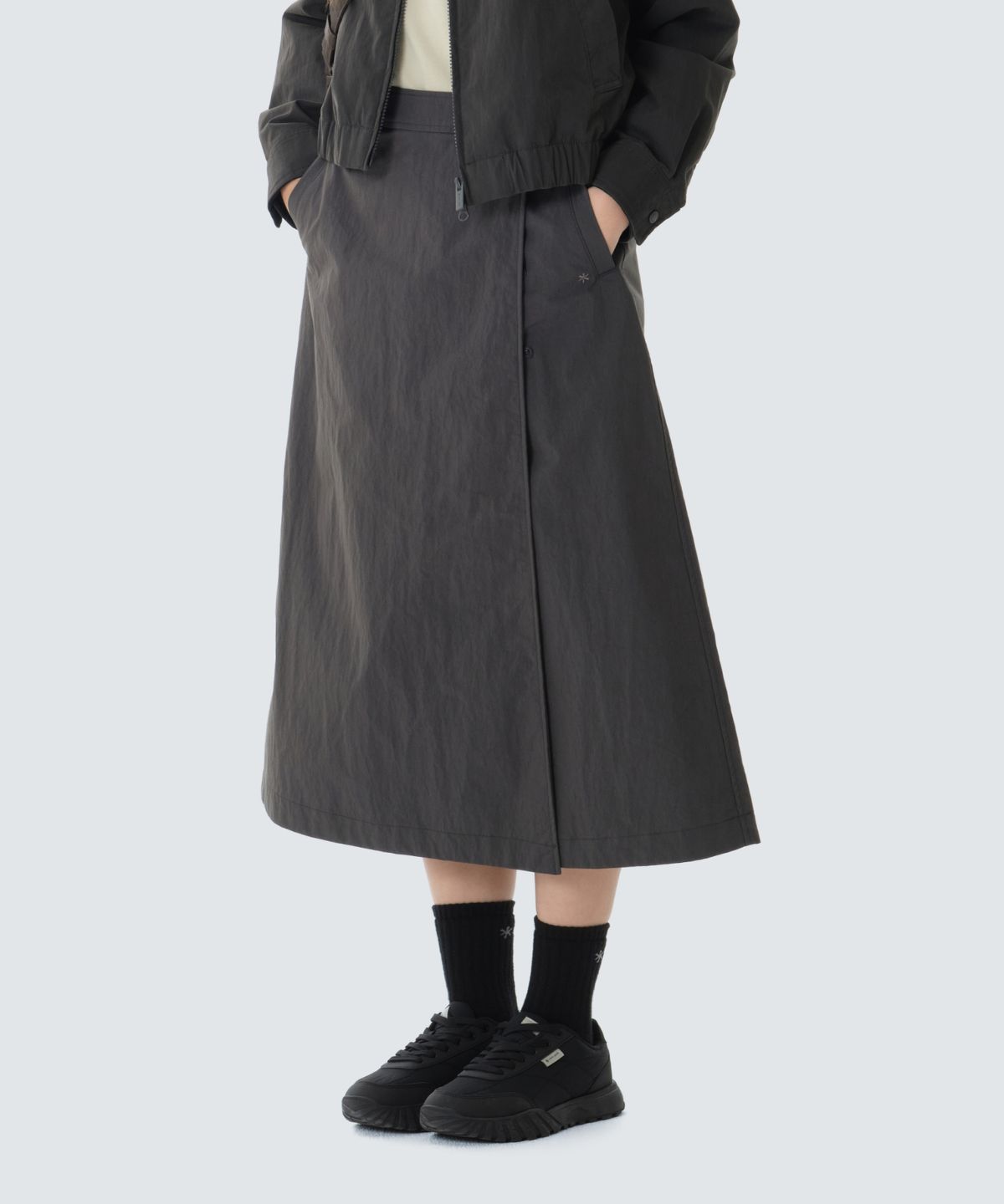스노우피크 어패럴(SNOWPEAK APPAREL) 클랜드 스커트 (S26FWDSK91) Charcoal