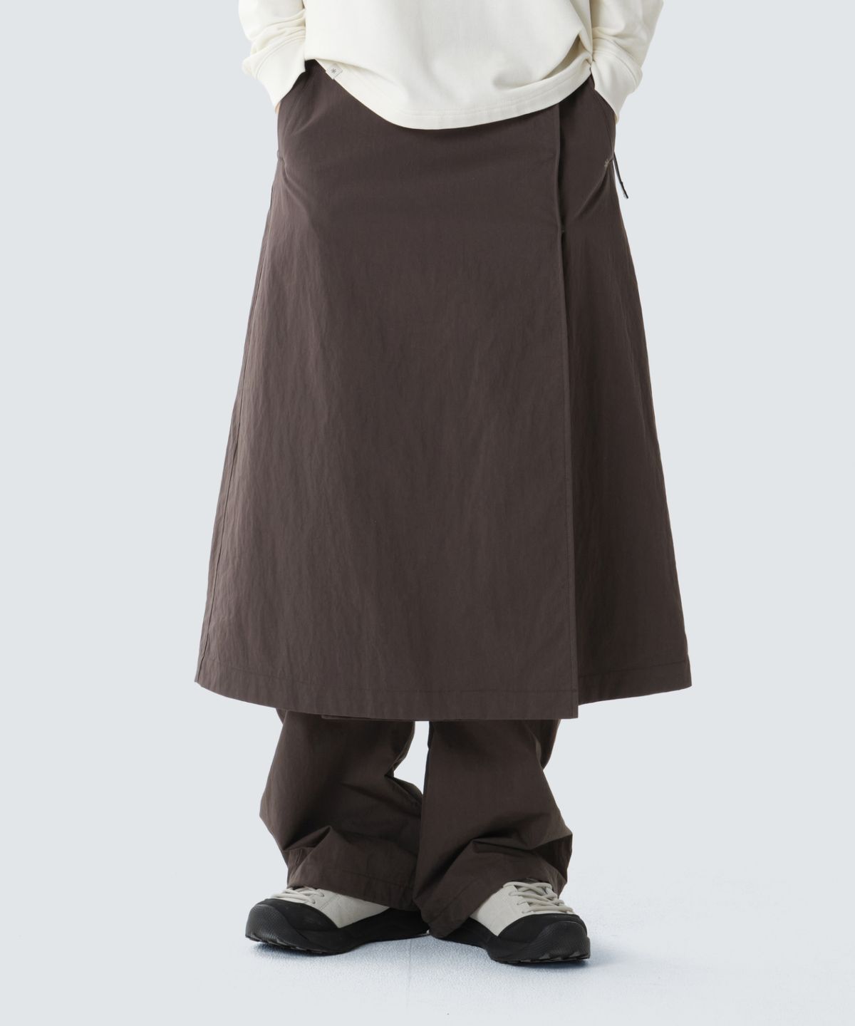 스노우피크 어패럴(SNOWPEAK APPAREL) 클랜드 스커트 (S26FWDSK91) Choco Brown