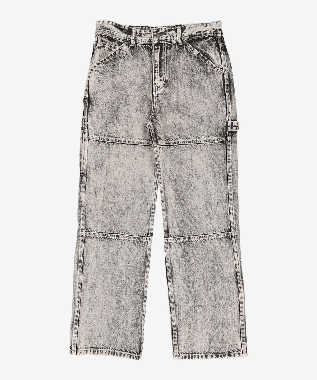메종미네드(MAISON MINED) WHITE SPREAD CARPENTER DENIM-WHITE 6