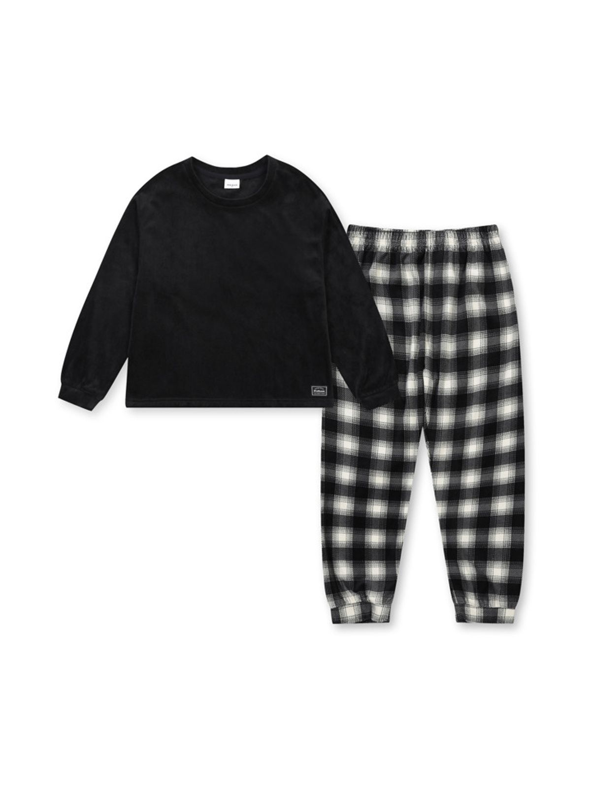 폴햄키즈(POLHAM KIDS) 공용 벨로아 라운지웨어 세트_PKF4UI3911