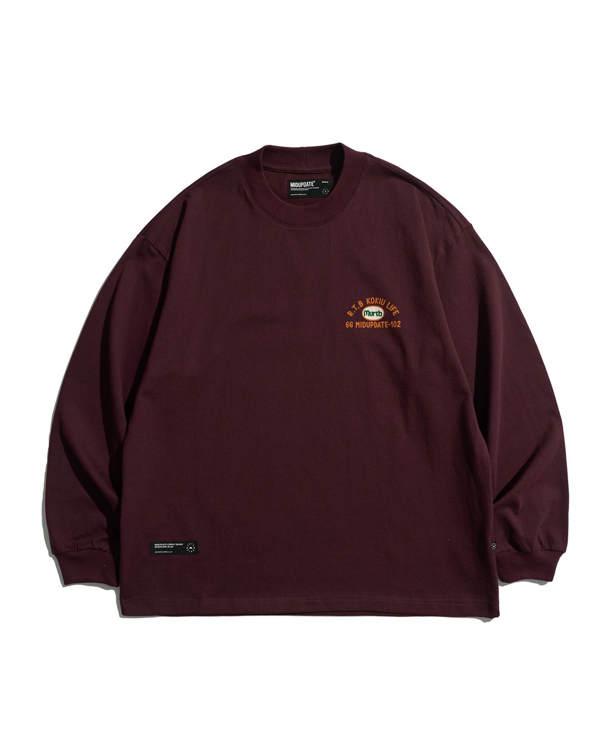 미드업데이트(MIDUPDATE) Essential Cotton Long Sleeve T-Shirt_RE