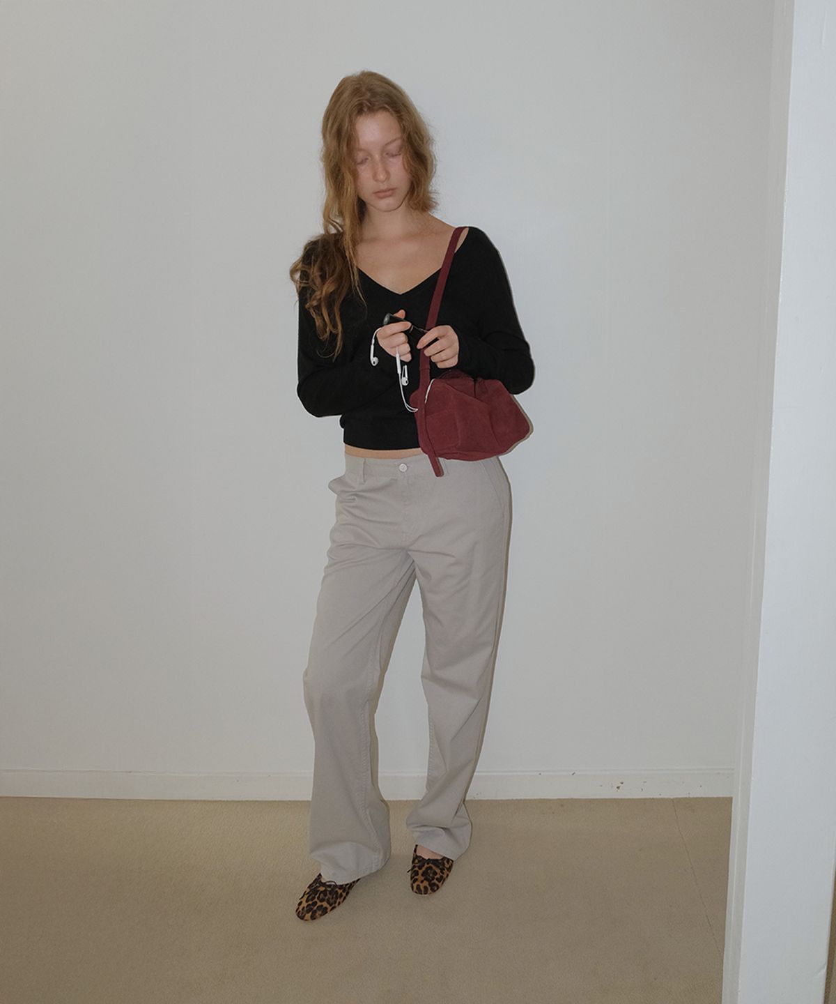 타버트(TARVERT) Palid Chino Pants - Light Gray