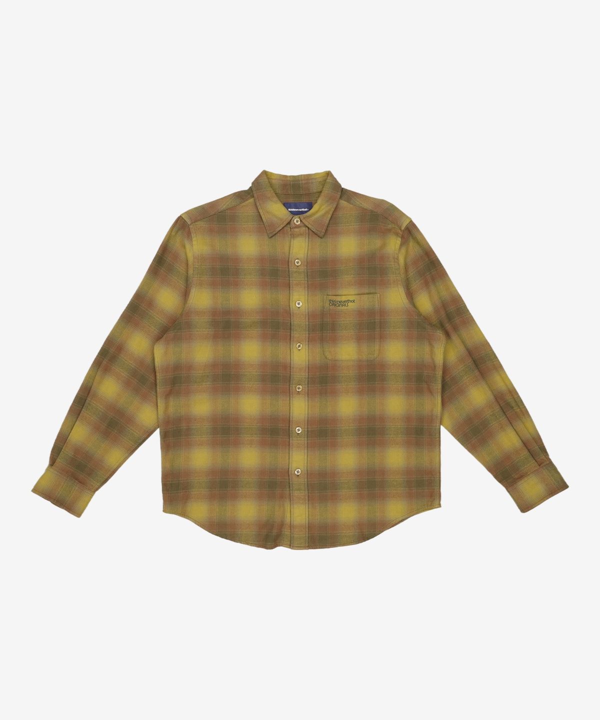 디스이즈네버댓(THISISNEVERTHAT) Flannel Check Shirt - Olive S