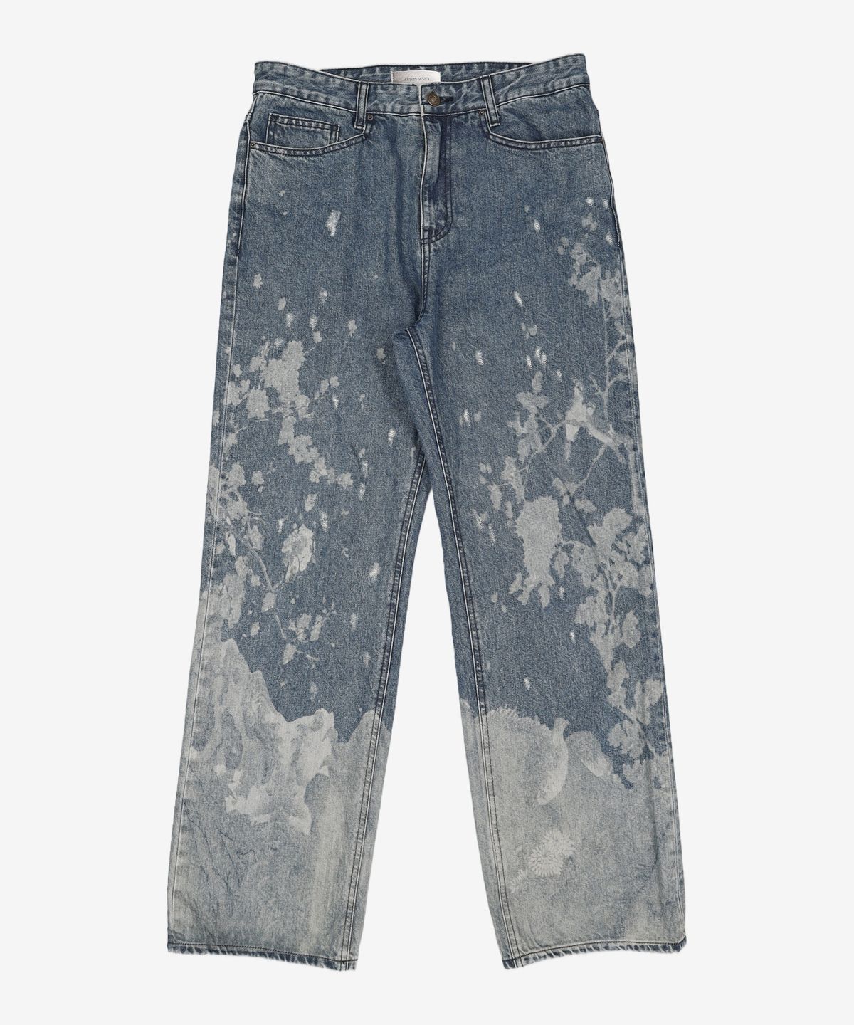 메종미네드(MAISON MINED) WINTER FLOWER LAZER WIDE DENIM PANTS 48