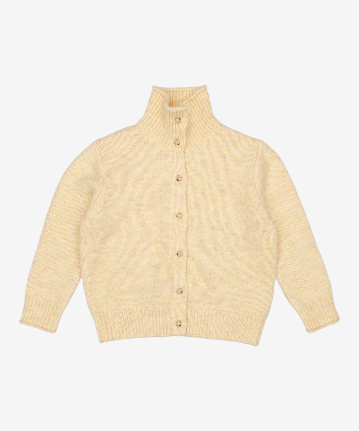 커버낫 키즈(COVERNAT KIDS) 드레이프 숄카라 가디건 라이트 옐로우 CK2504CD80LY 145