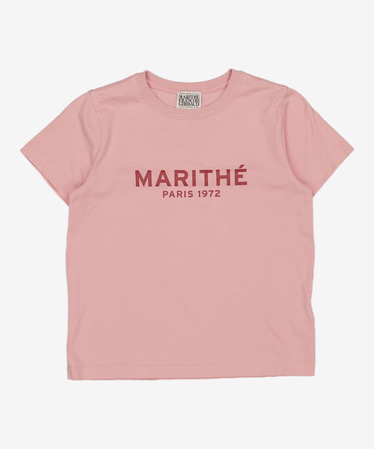 마리떼 프랑소와 저버(MARITHÉ + FRANҪOIS GIRBAUD) W REGULAR LOGO TEE pink S