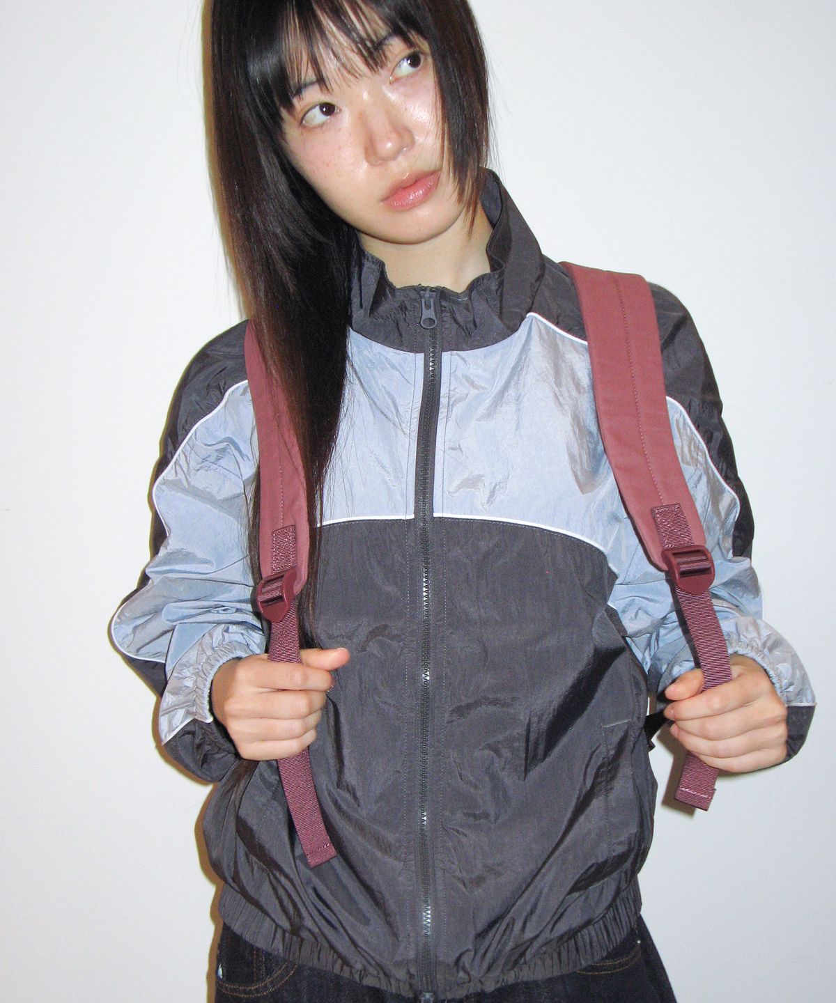 아메스 월드와이드(AMES-WORLDWIDE) CASUAL BLOCK WINDBREAKER SKY BLUE