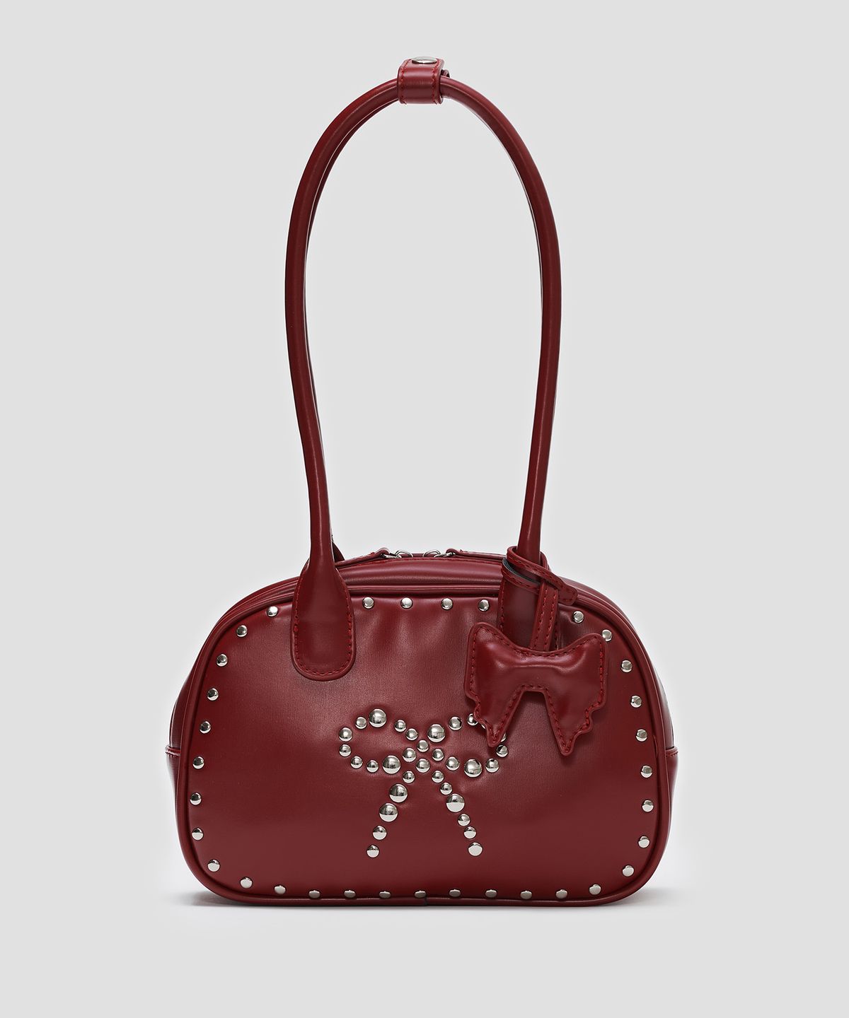 타입서비스(TYPESERVICE) Ribbon Rivet Shoulder Bag [Red]