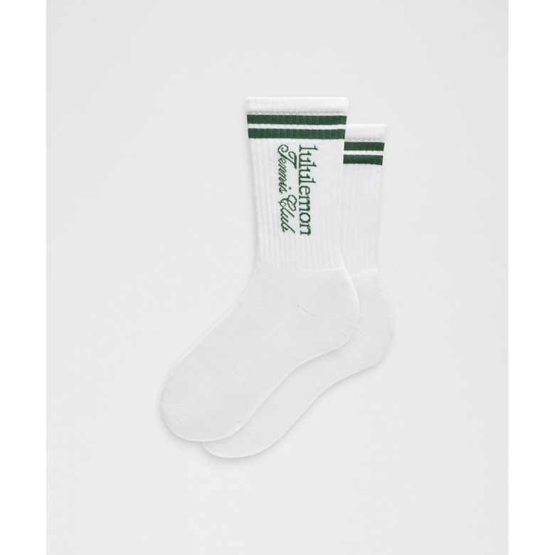 유니섹스 데일리 에센셜 크루 삭스 *테니스 클럽  WHT IVYG