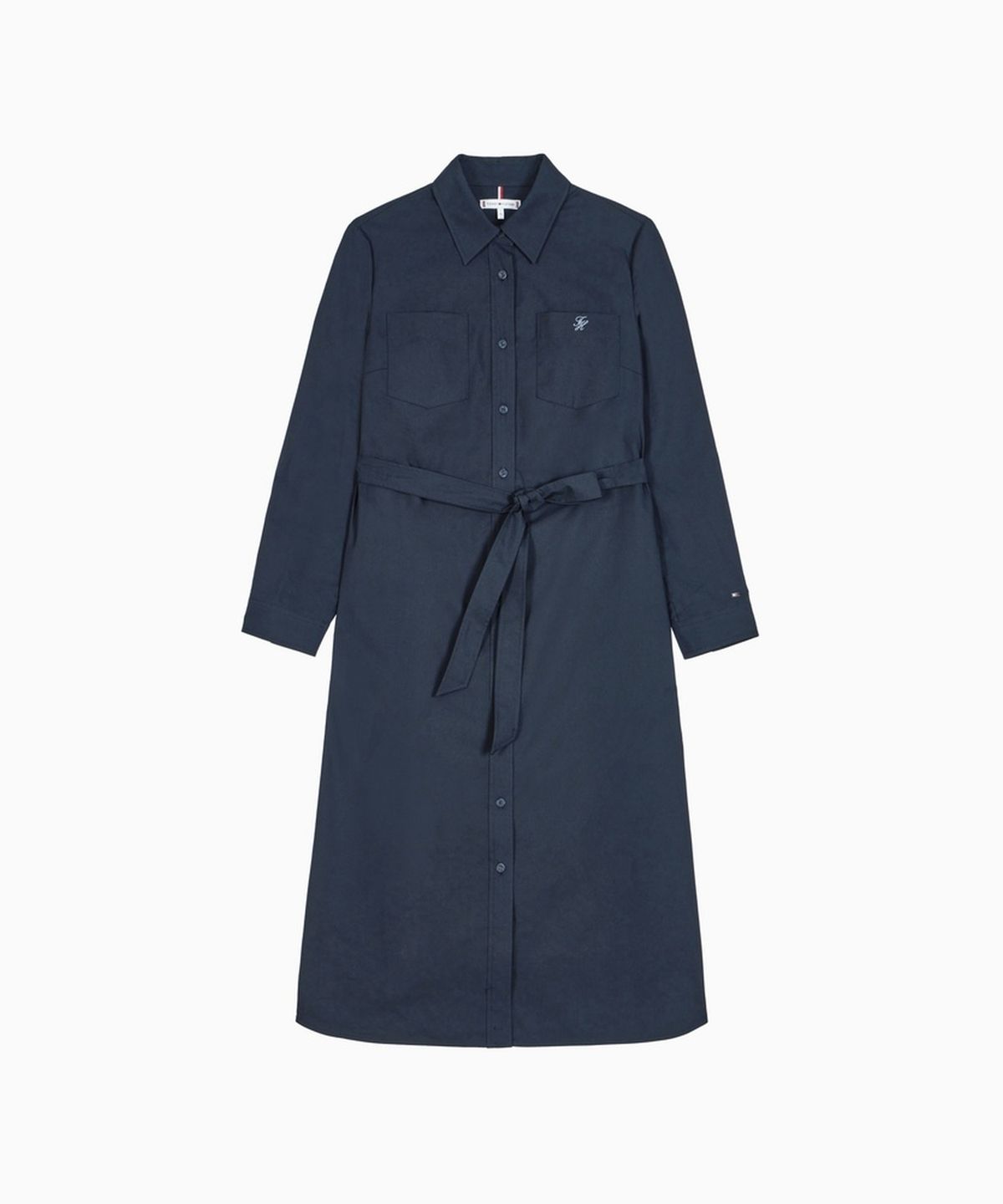 타미힐피거(TOMMY HILFIGER) 자수 패치 포켓 셔츠 원피스 (T22G6WOP301WL1B60)