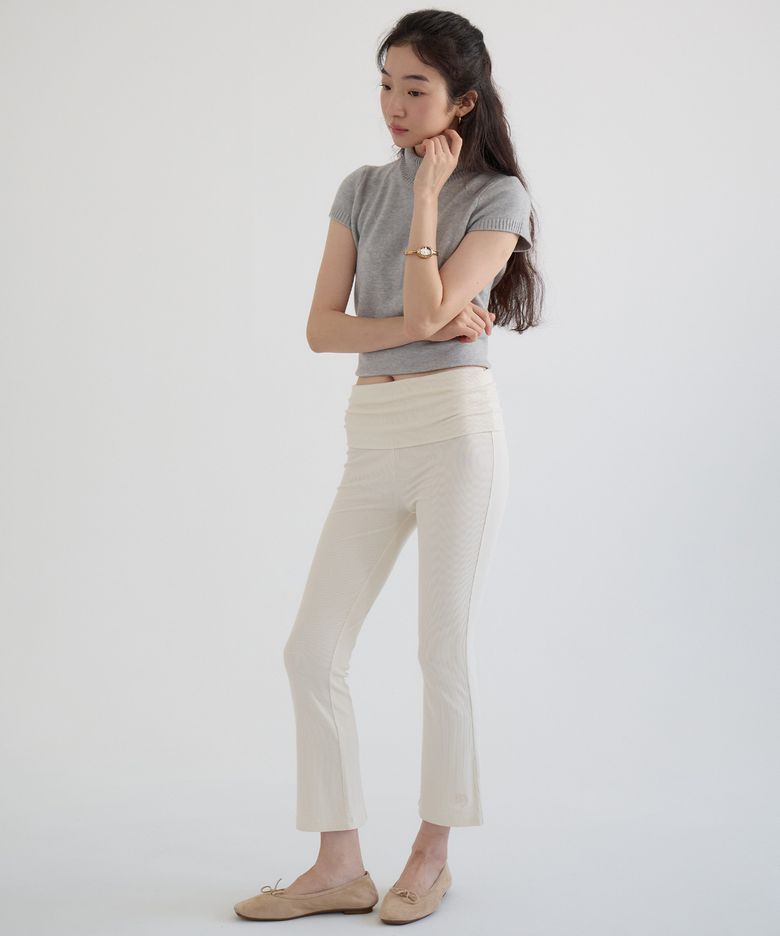 Relax Bootcut Pants_Ivory