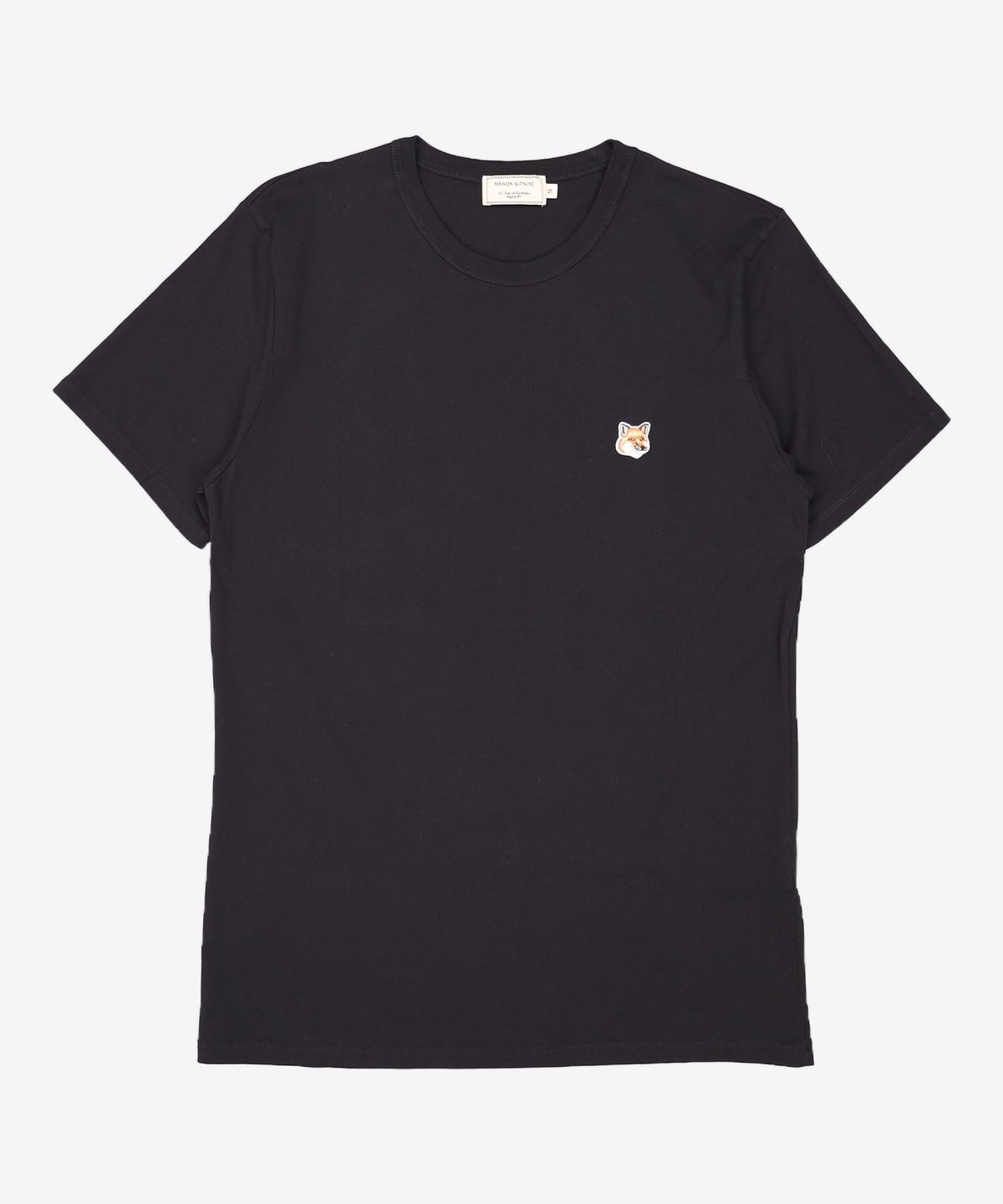 메종 키츠네(MAISON KITSUNE) 폭스헤드 반팔 티셔츠 AM00103KJ0008 P480 NAVY M