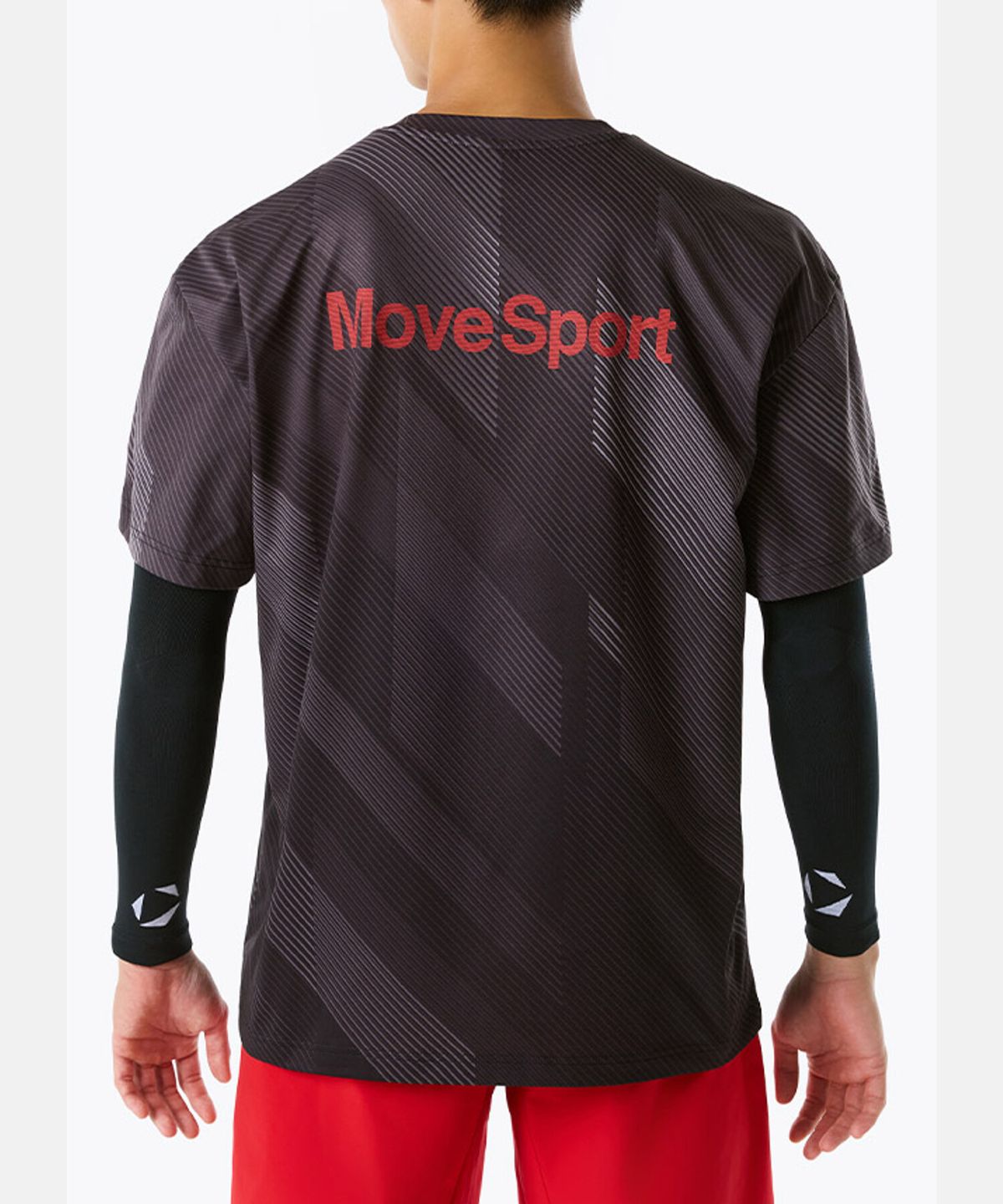 무브스포츠 바이 데상트(MOVESPORT BY DESCENTE) 암커버 (2ea / 34cm) 블랙 VS113VSU15