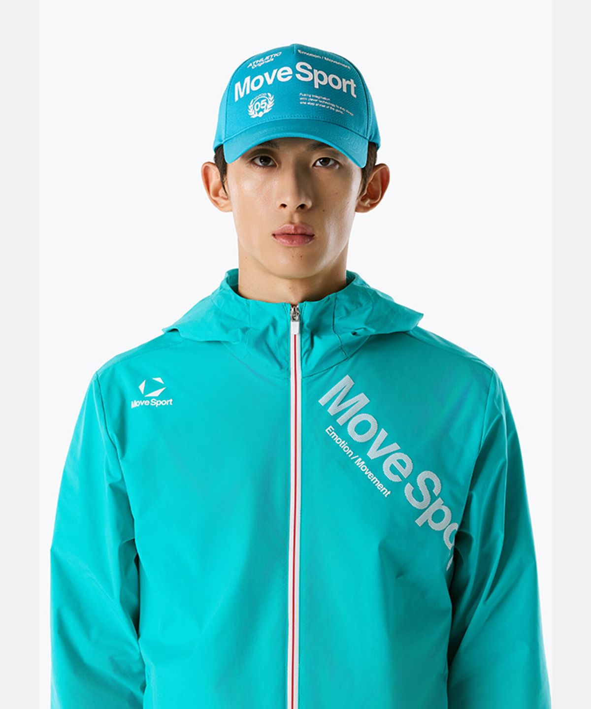 무브스포츠 바이 데상트(MOVESPORT BY DESCENTE) 워딩 그래픽 볼캡 그린 VS123ECP12