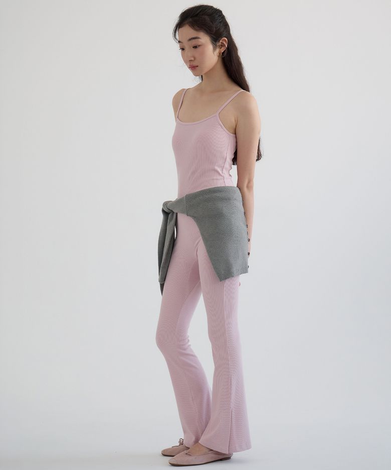 Relax Bootcut Jumpsuit_Pink