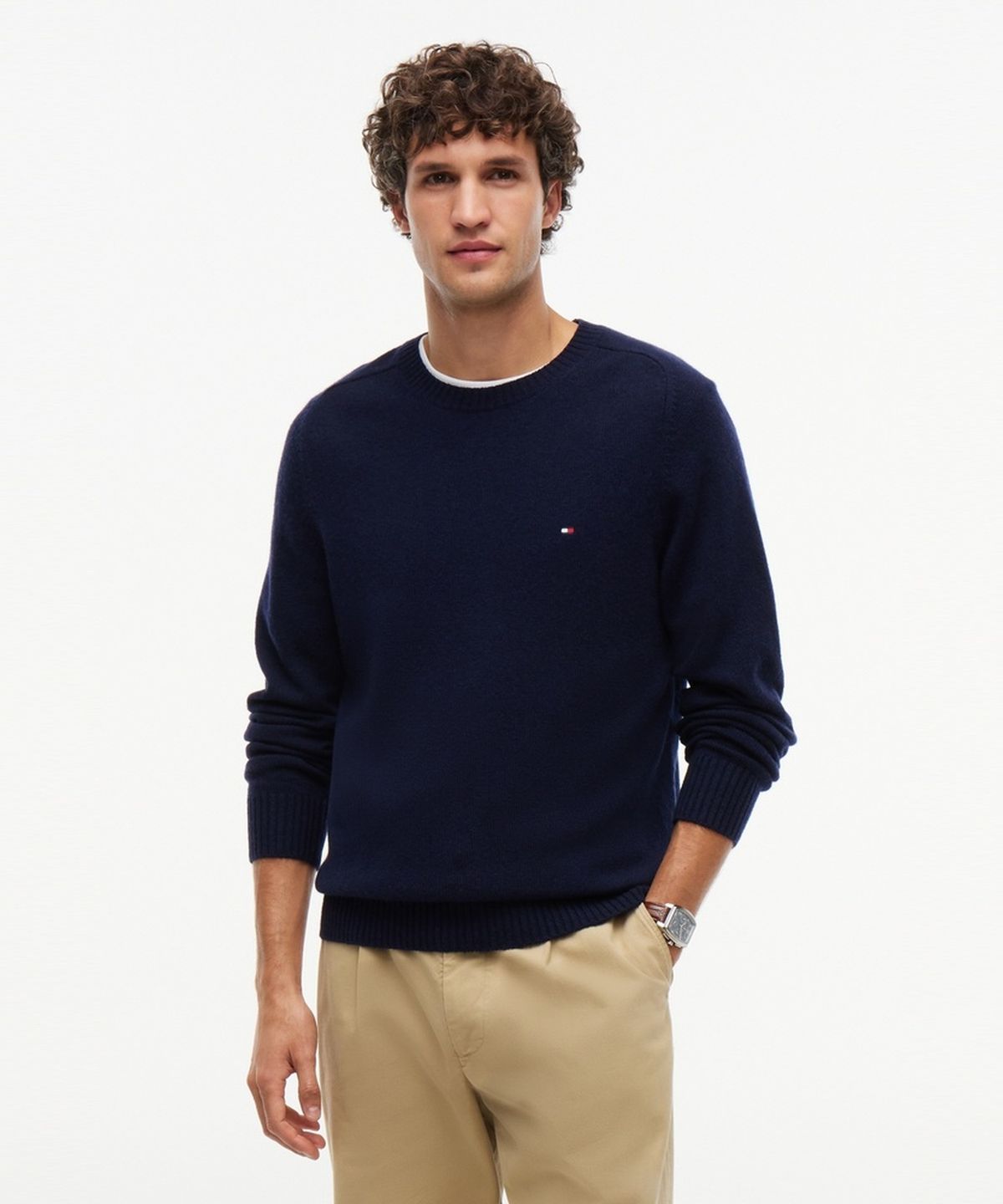 타미힐피거(TOMMY HILFIGER) 울 크루넥 스웨터 (T12G7KPO250MT1DW5)