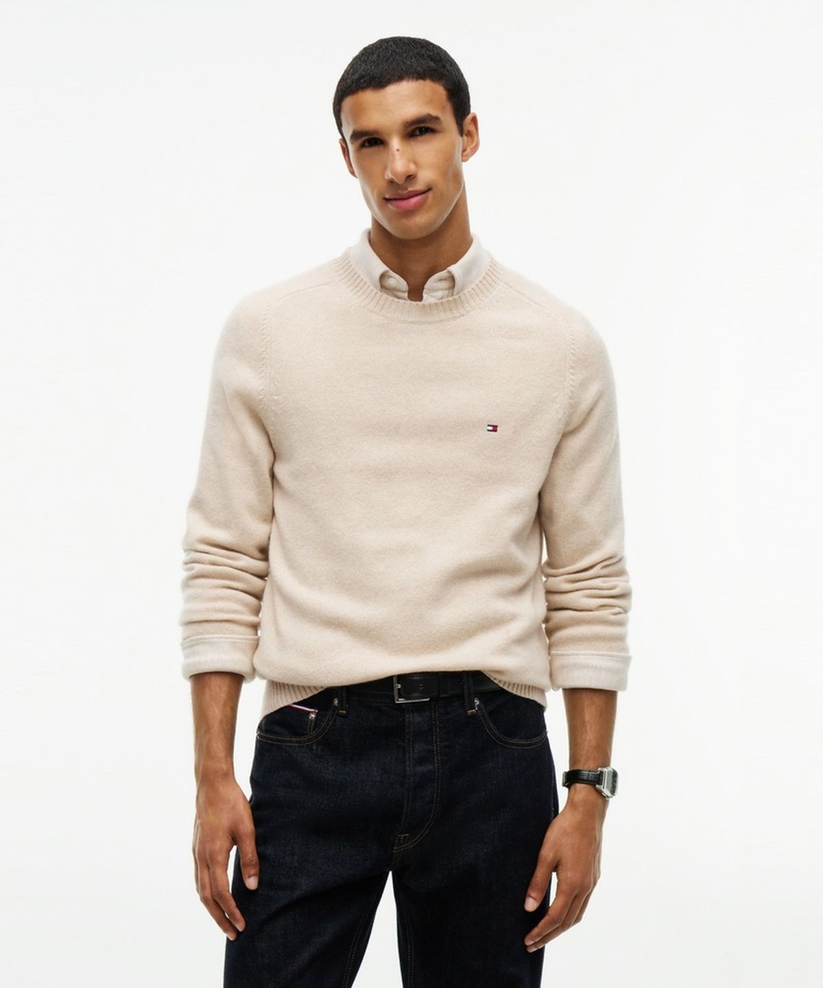타미힐피거(TOMMY HILFIGER) 울 크루넥 스웨터 (T12G7KPO250MT1HGF)