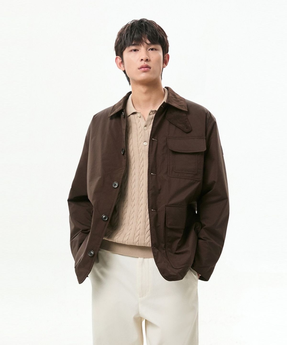 타미힐피거(TOMMY HILFIGER) 서플러스 패딩 반 자켓 (T12G7WOT540MT1GOP)