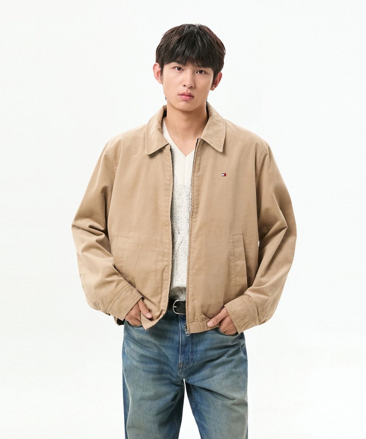 타미힐피거(TOMMY HILFIGER) 리버시블 코듀로이 아이비 자켓 (T12G7WOT530MT1AEG)