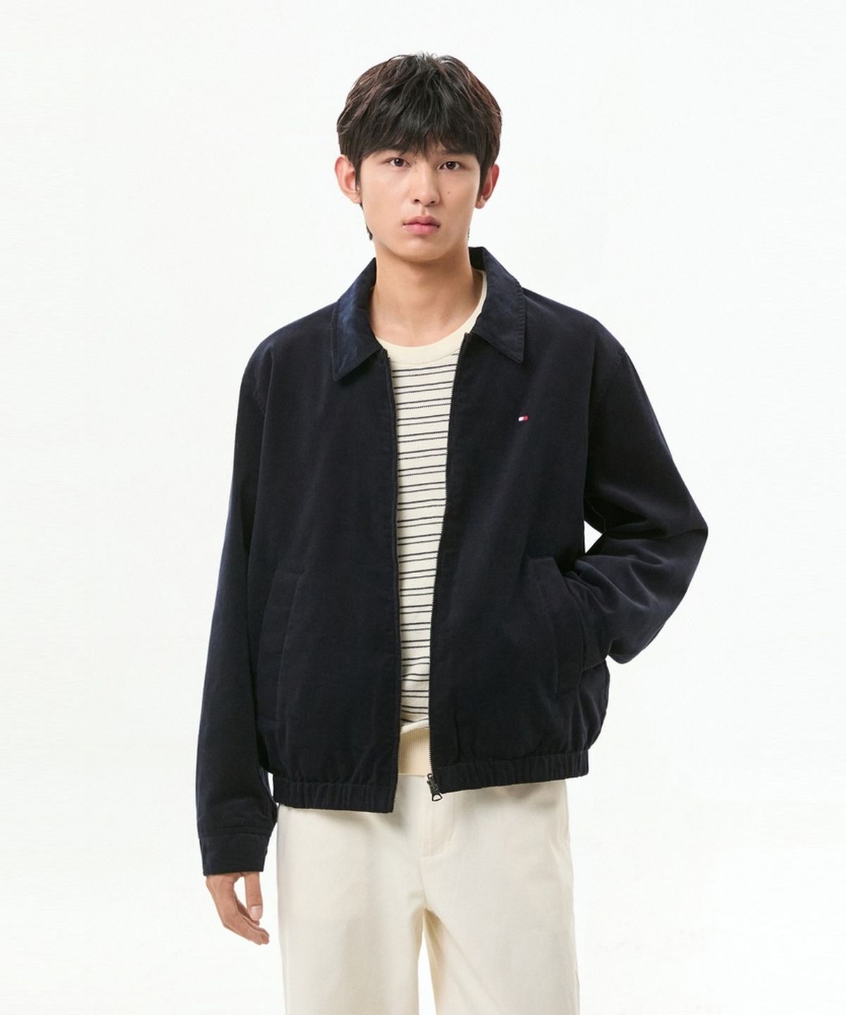 타미힐피거(TOMMY HILFIGER) 리버시블 코듀로이 아이비 자켓 (T12G7WOT530MT1DW5)
