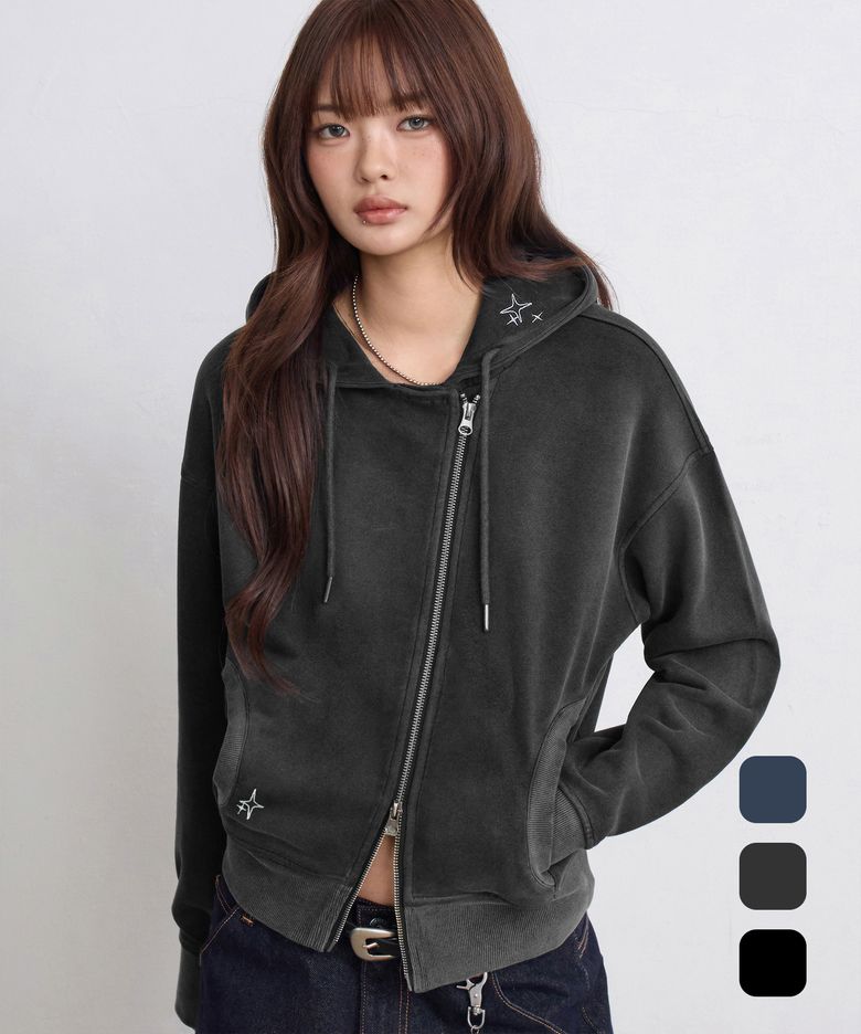 크로스 노바 언발란스 후드 집업_3 COLOR
