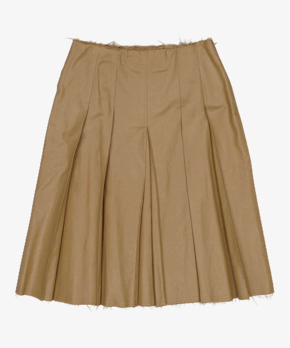 다이애그널(DIAGONAL) CUTTING PLEATS SKIRT (beige) M