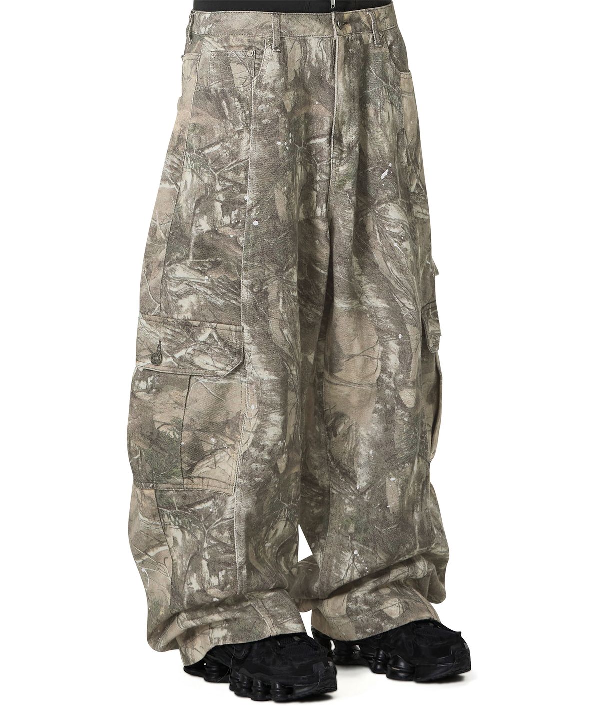 오픈야드(오와이)(OPENYARD(OY)) UNDERGROWTH CARGO WIDE VOLUME PANTS - FOREST CAMO