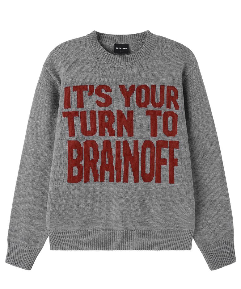 BRAIN OFF KNIT - MELANGE