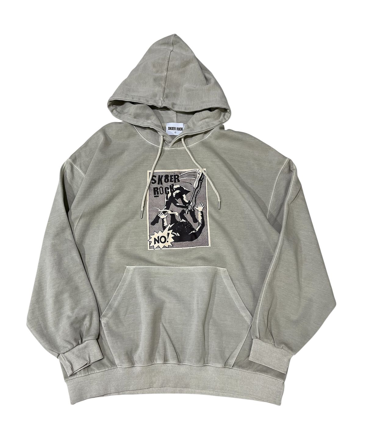 스케이터락(SK8ER ROCK) No Control Pigment Sweat Hooide (Beige)