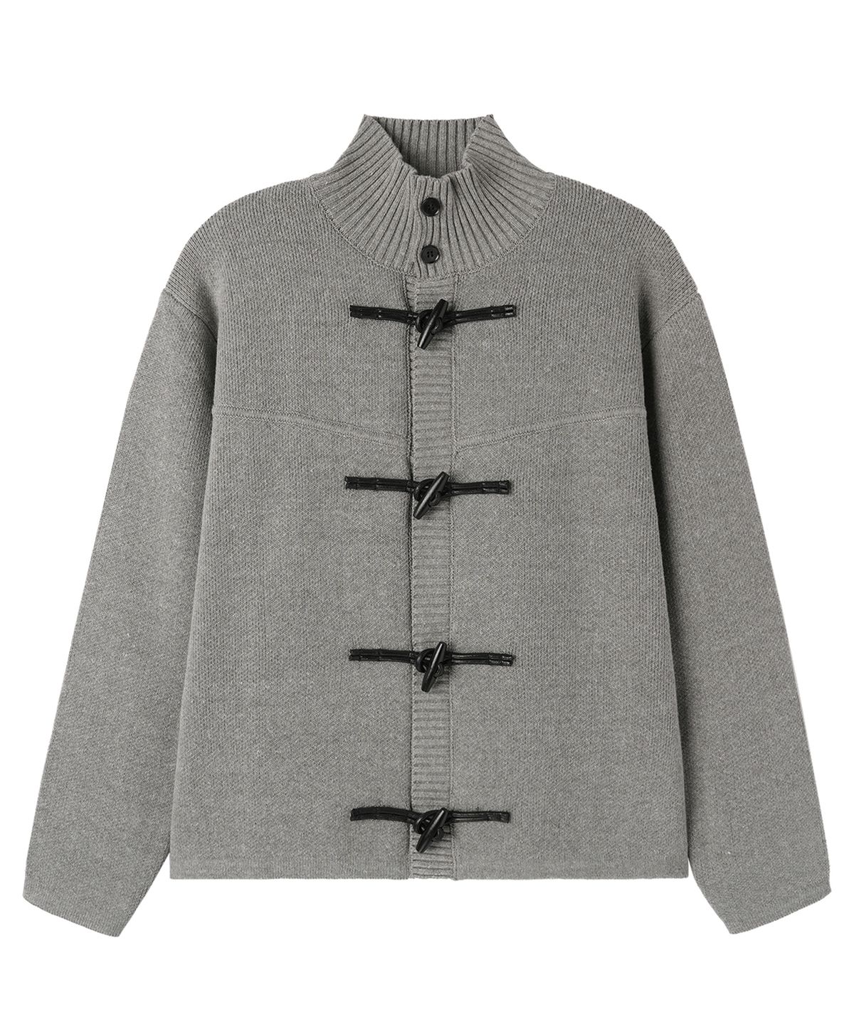 오픈야드(오와이)(OPENYARD(OY)) TOGGLE KNIT CARDIGAN - MELANGE