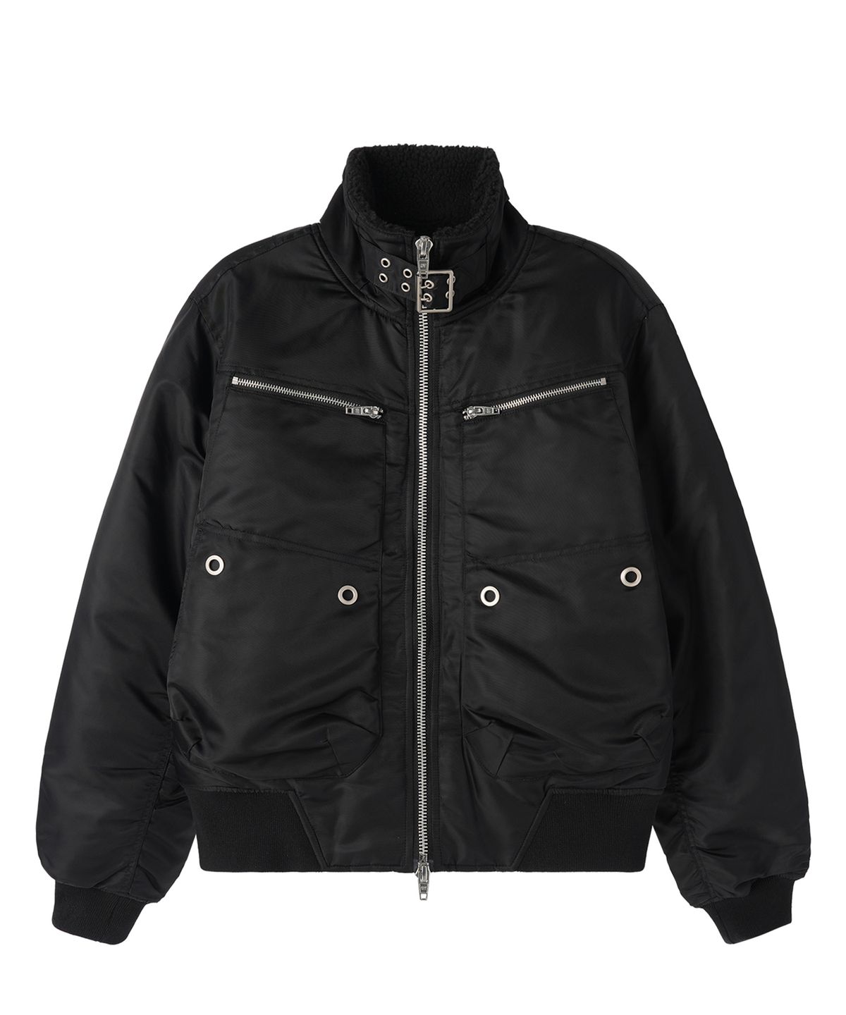 오픈야드(오와이)(OPENYARD(OY)) MODULE BOMBER JACKET - BLACK